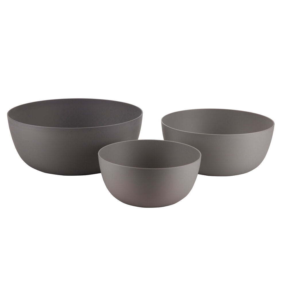 Skålesæt, grå - 3 stk.